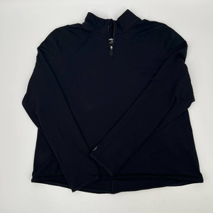 Allbirds Mens Performance Black Long Sleeve 1/4 Zip Running Merino Top Shirt XXL